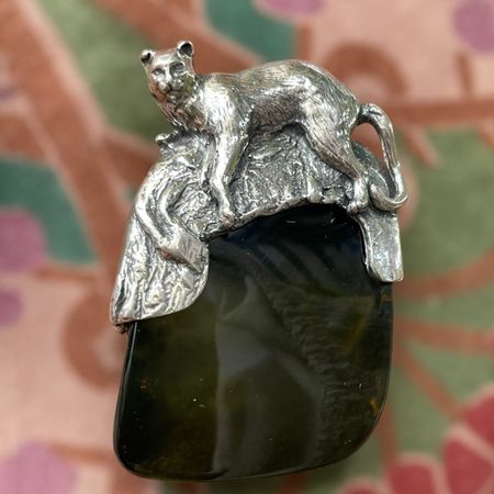 Wisiorek z kotem duży